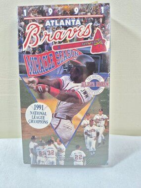 1991 Atlanta Braves Miracle Season VHS Factory Sealed Turner Home Entertainment